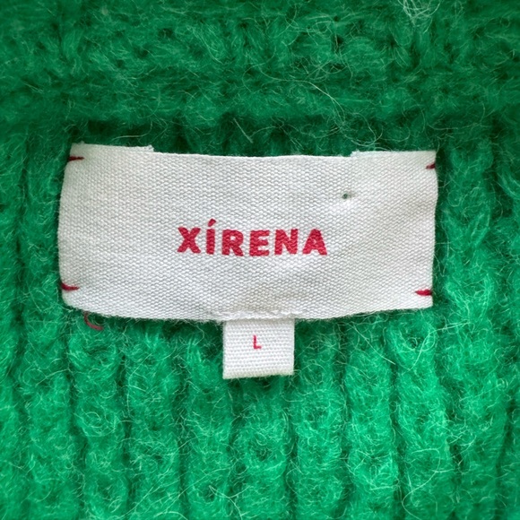 Xirena kenden alpaca blend sweater in green L - Picture 9 of 9